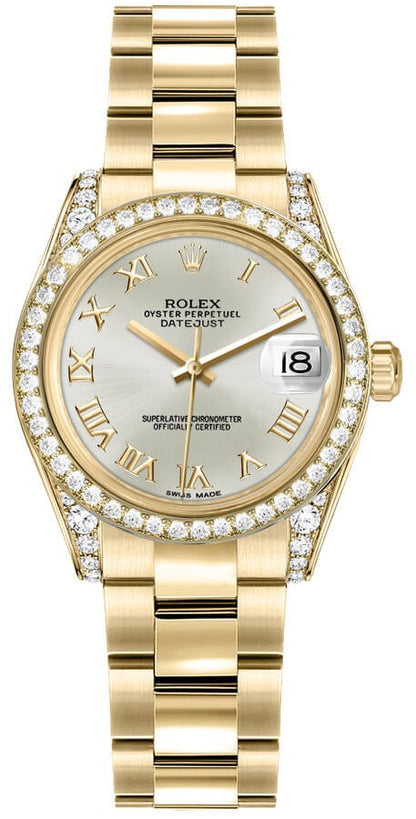 Rolex Datejust 31 Solid Gold Ladies Watch 178158-0081