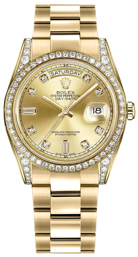 Rolex Day-Date 36 Gold Watch 118388-0126