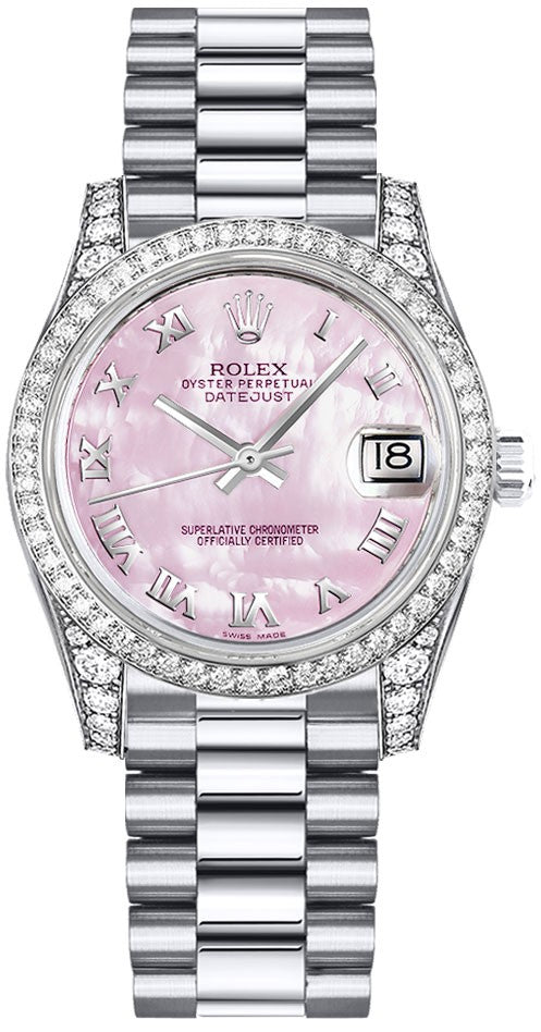 Rolex Datejust 31 Pink Mother of Pearl Watch 178159