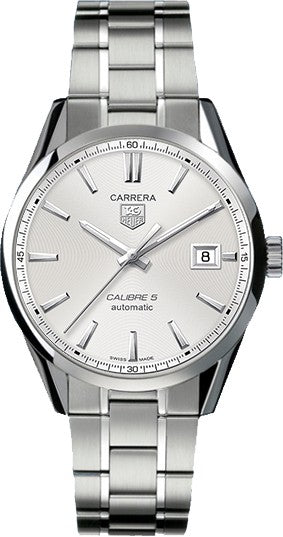 Tag Heuer Carrera Guilloche Silver Dial Men's Watch WAR211B.BA0787