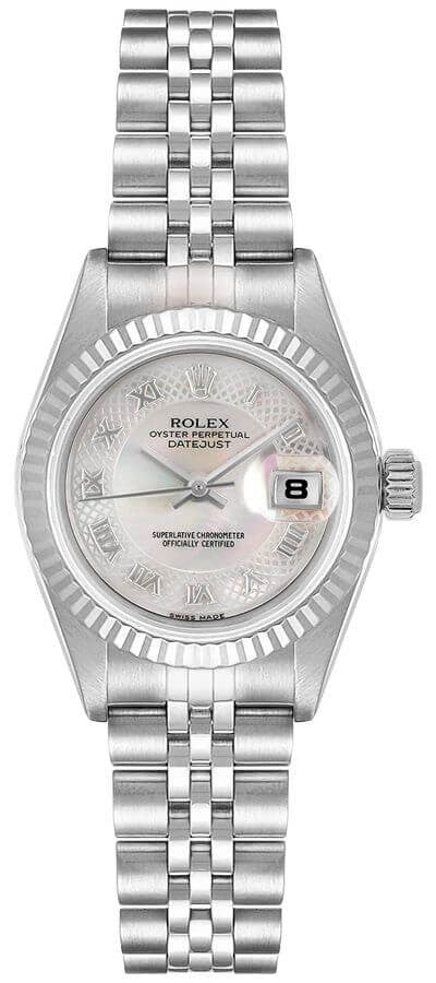 Rolex Lady-Datejust 26 Pink Mother of Pearl Women's Watch 79174