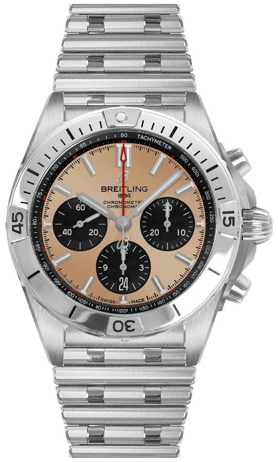 Breitling Chronomat B01 42 Copper Dial Men's Watch AB0134101K1A1