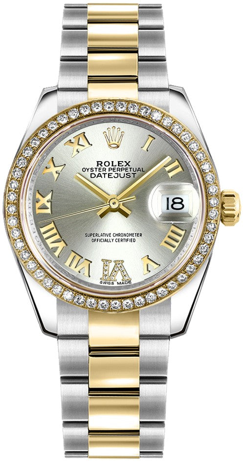 Rolex Datejust 31 Oyster Bracelet Diamond Watch 178383