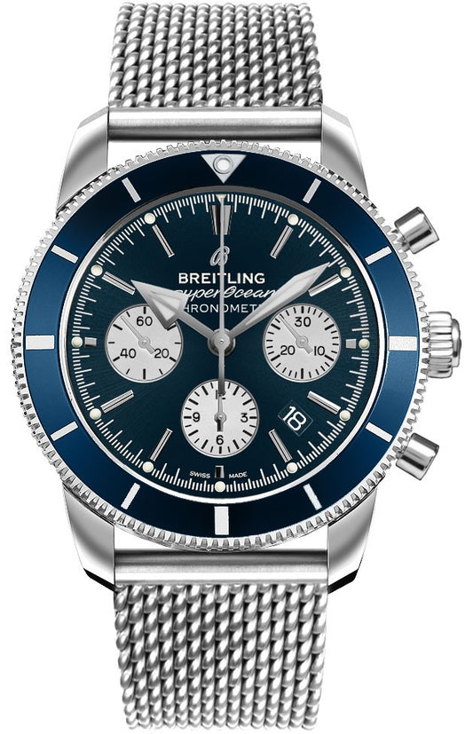 Breitling Superocean Heritage II B01 Chronograph 44 Blue Dial Men's Watch AB0162161C1A1