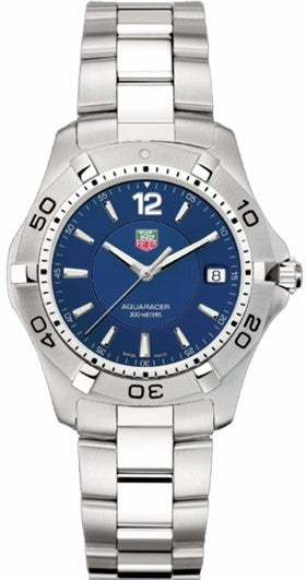 Tag Heuer Aquaracer Blue Steel Watch WAF1113.BA0801