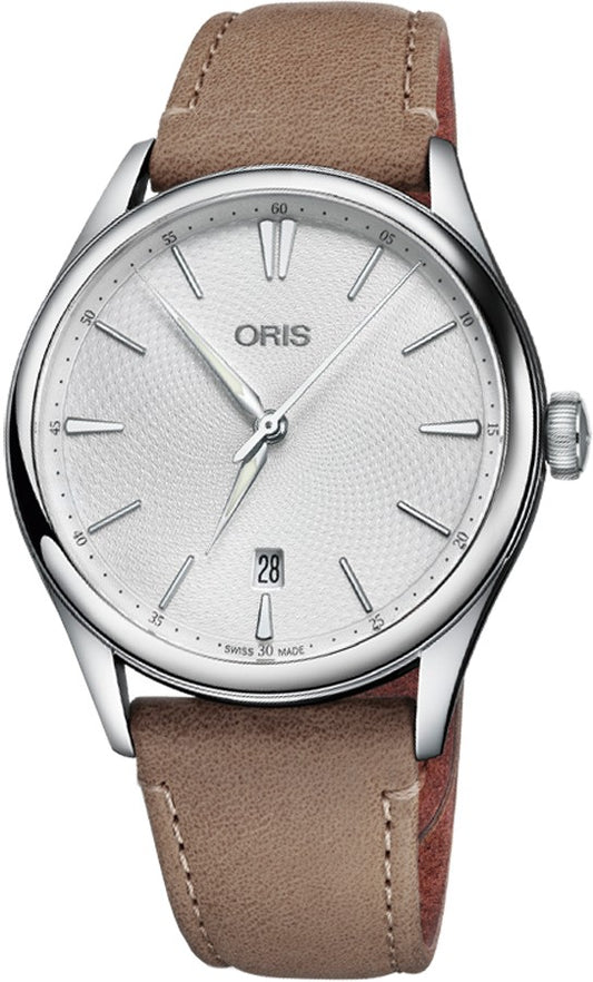 Oris Artelier Date 73377214051LS-BEIGE