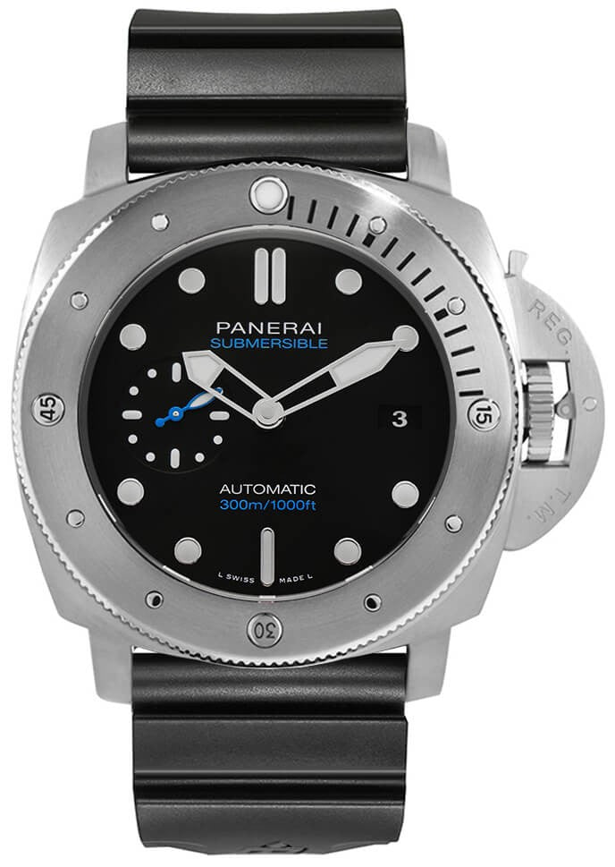 Panerai Luminor Black Dial Titanium Men's Watch PAM01305