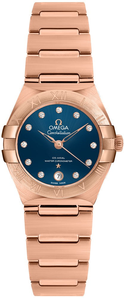 Omega Constellation 18k Rose Gold Women's Watch 131.50.29.20.53.001