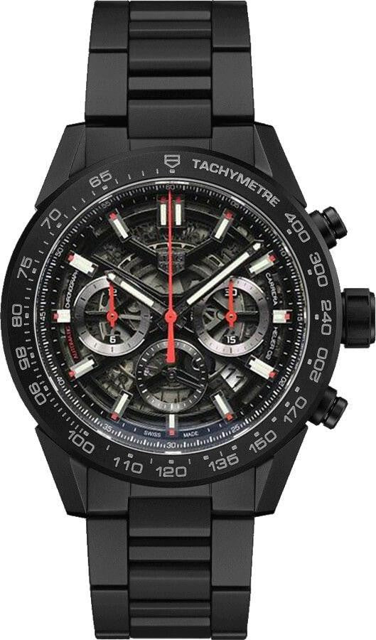 Tag Heuer Carrera Black Skeleton Dial Men's Watch CBG2A90.BH0653