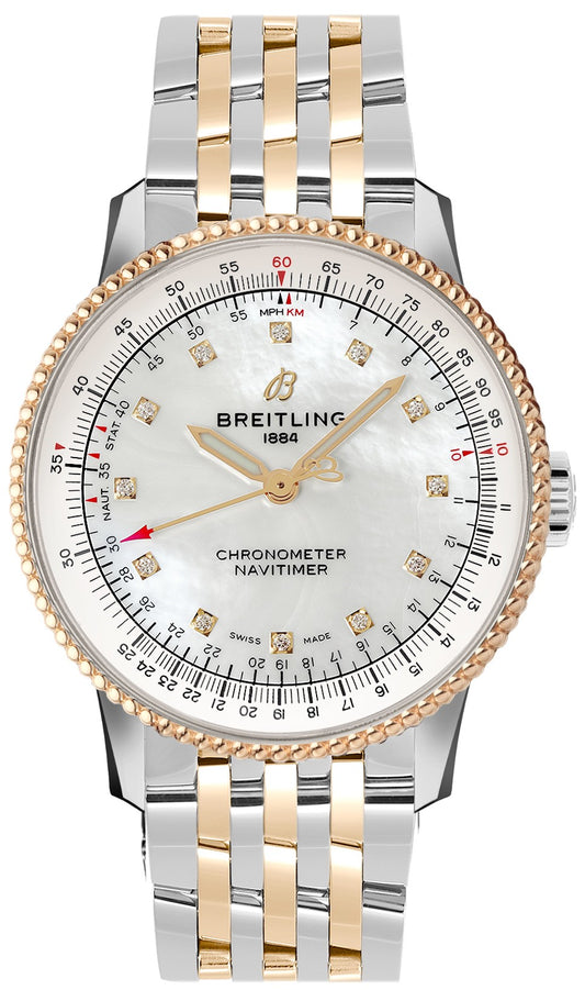 Breitling Navitimer Automatic 35 Diamonds Women's Watch U17395211A1U1