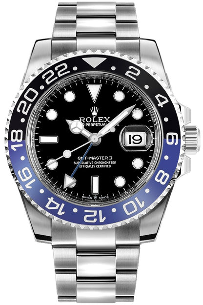 Rolex GMT-Master II Batman Oyster Men's Watch 126710BLNR-0003