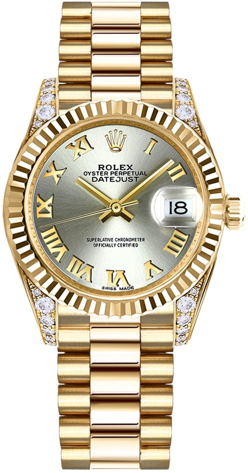 Rolex Datejust 31 Yellow Gold Women's Watch 178238