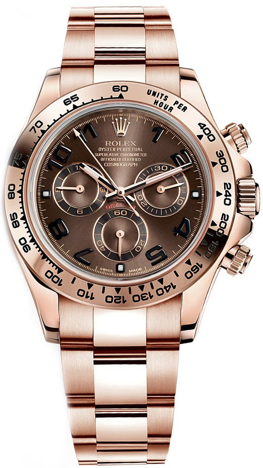 Rolex Cosmograph Daytona Chocolate Dial Men's Watch 116505-0004