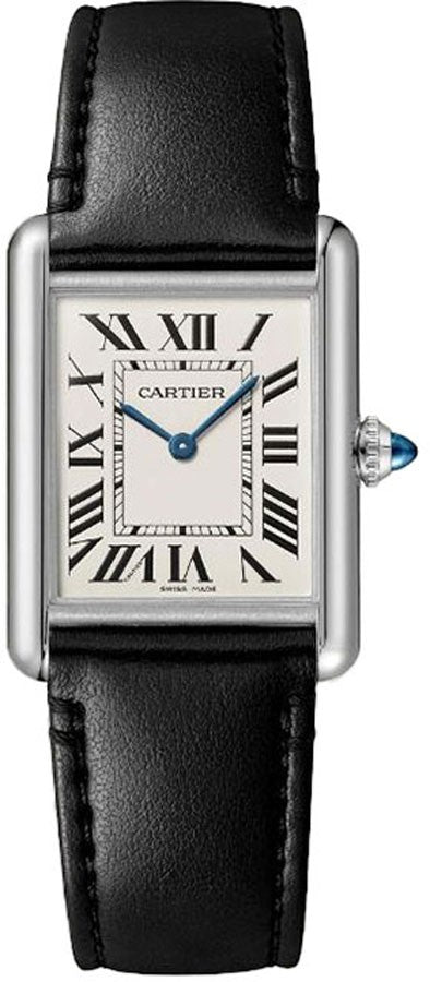 Cartier Tank Must Large Model Steel Women's Watch WSTA0059