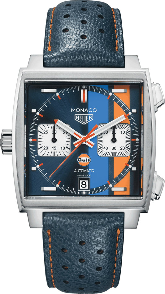 Tag Heuer Monaco Blue Dial Men's Watch CAW211R.FC6401