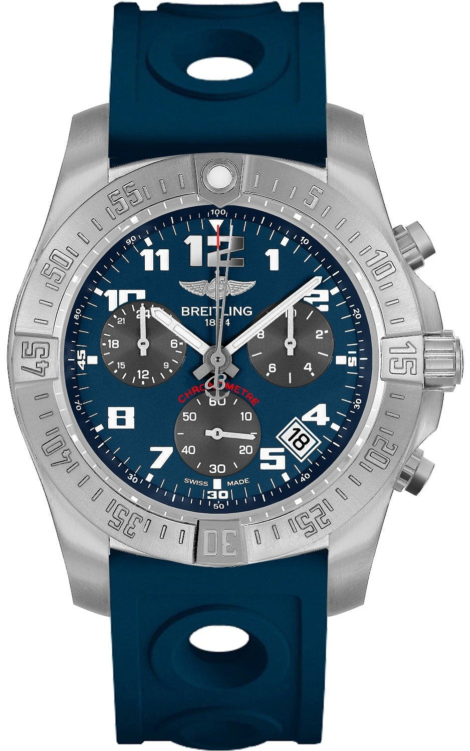 Breitling Chronospace Evo B60 Blue Dial Men's Watch EB601010/C945-228S