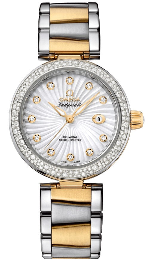 Omega De Ville Ladymatic Diamond Gold & Steel Women's Watch 425.25.34.20.55.002