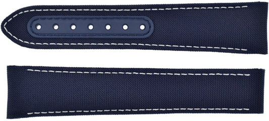 Omega 19mm Blue Coated Nylon Fabric Strap 032CWZ003833