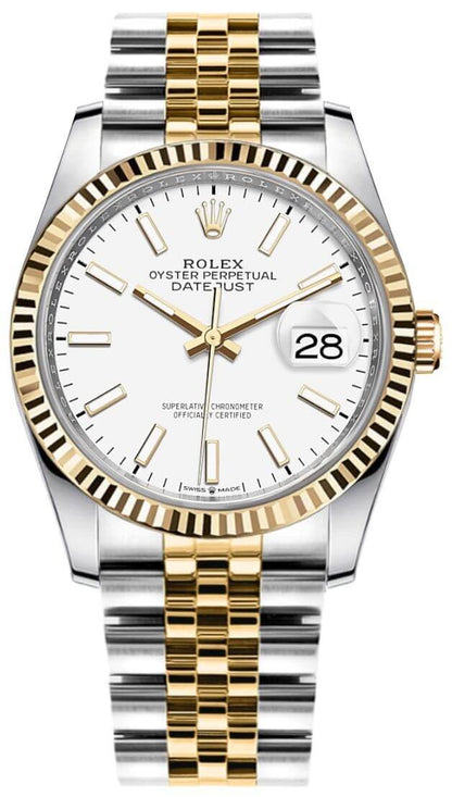 Rolex Datejust 36 Jubilee Bracelet Women's Watch 126233-0019