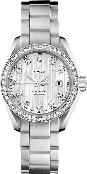 Omega Seamaster Aqua Terra Mother of Pearl 30mm Ladies Watch 231.15.30.61.55.001