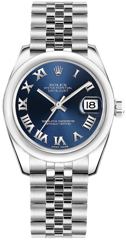 Rolex Datejust 31 Blue Dial Women's Watch 178240-0037