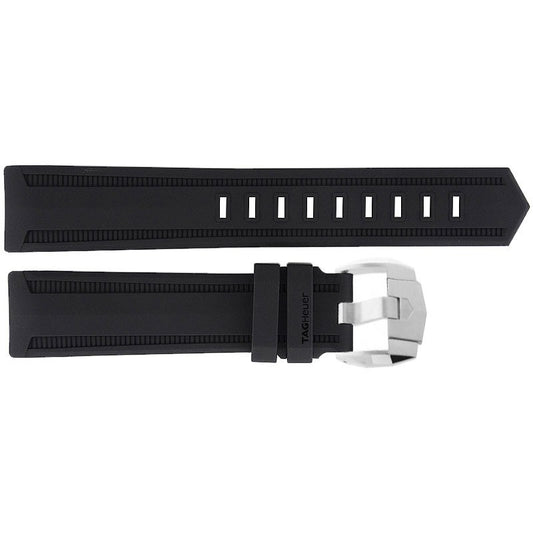 Tag Heuer Aquaracer 21mm Inlet Black Rubber Strap FT8019