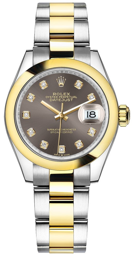 Rolex Datejust 31 Dark Grey Dial Women's Watch 278243-0021