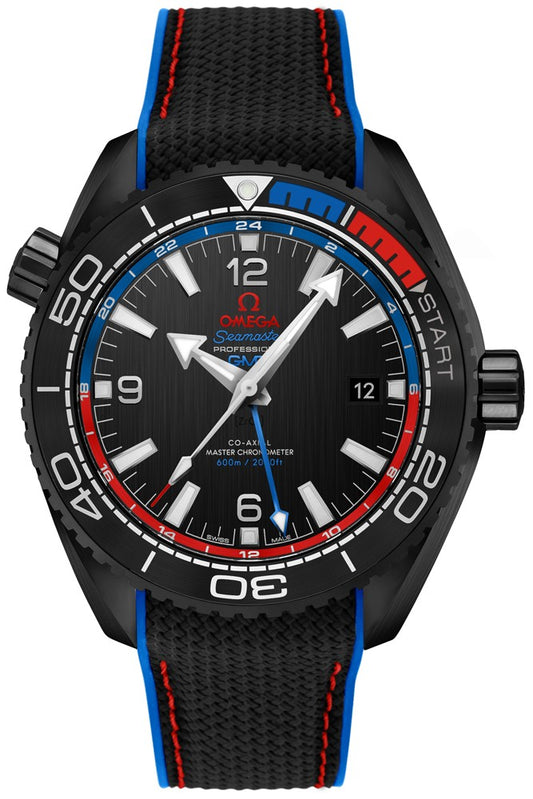 Omega Seamaster Planet Ocean Co-Axial Master Chronometer GMT Men's Watch 215.92.46.22.01.004