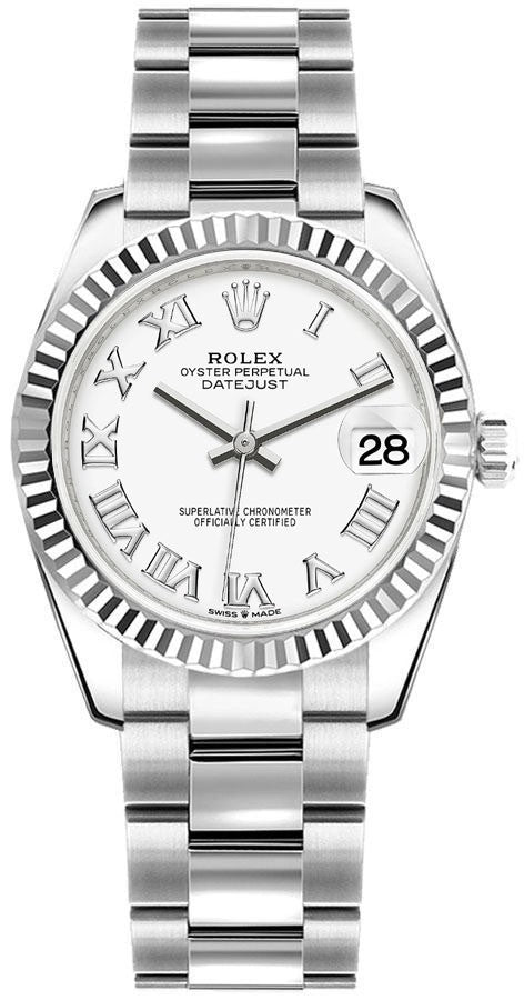 Rolex Datejust 31 White Dial Oyster Bracelet Women's Watch 278274-0009