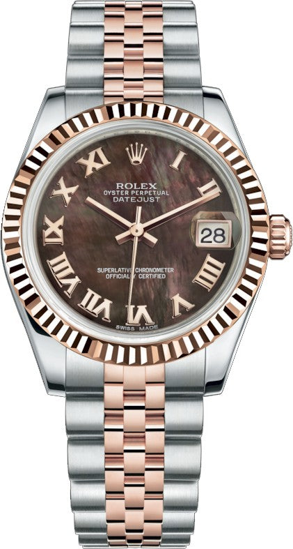 Rolex Datejust 31 Everose Gold & Oystersteel Watch 178271-0031