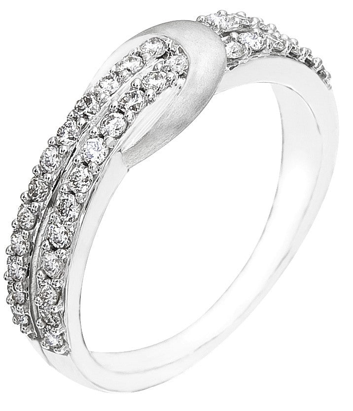 Diamond Ring, .50 Carat Diamonds on 14k White Gold RWG316