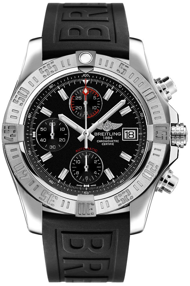 Breitling Avenger II Volcano Black Dial Men's Watch A13381111B1S1