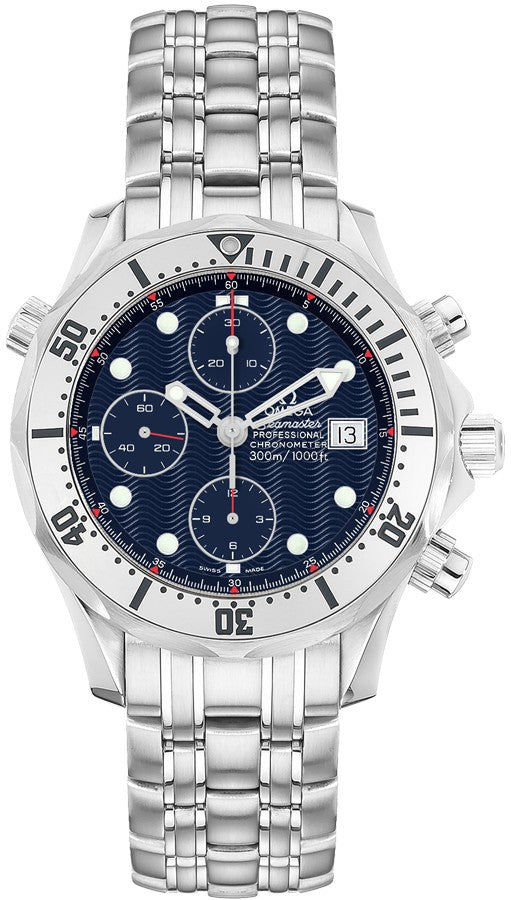 Omega Seamaster Chrono Diver Blue Dial Men's Watch 2598.80.00