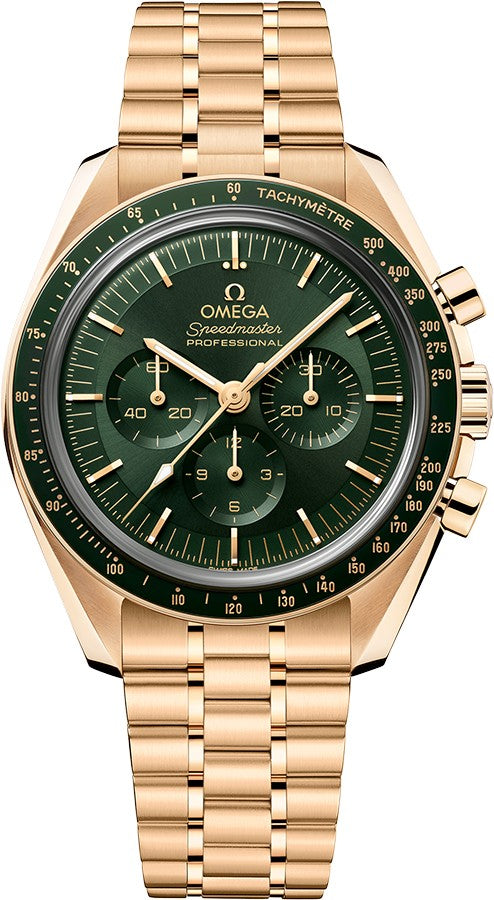 Omega Speedmaster Moonwatch 18k Yellow Gold Men's Watch 310.60.42.50.10.001