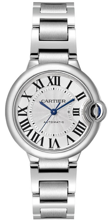 Cartier Ballon Bleu 33mm Stainless Steel Women's Watch WSBB0044