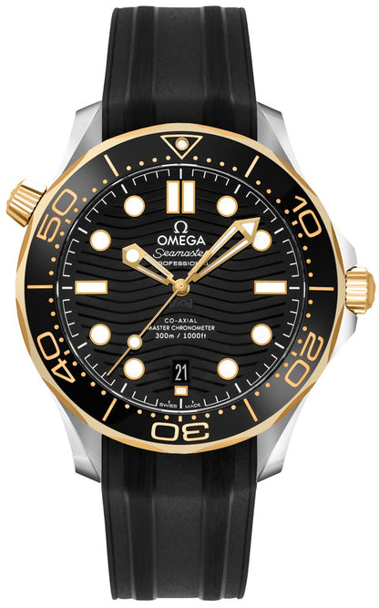 Omega Seamaster Black Dial Men's Luxury Watch 210.22.42.20.01.001