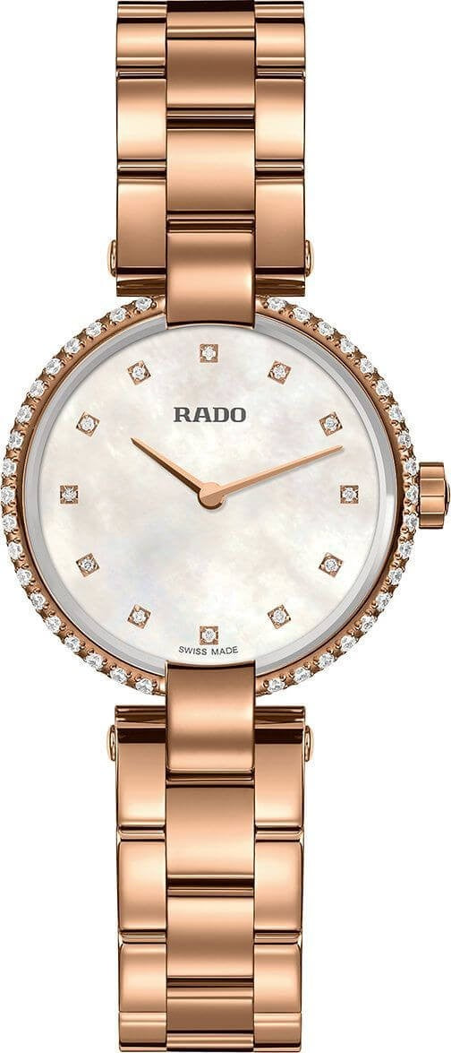 Rado Coupole Rose Gold Diamond 28.5mm Women's Watch R22859924