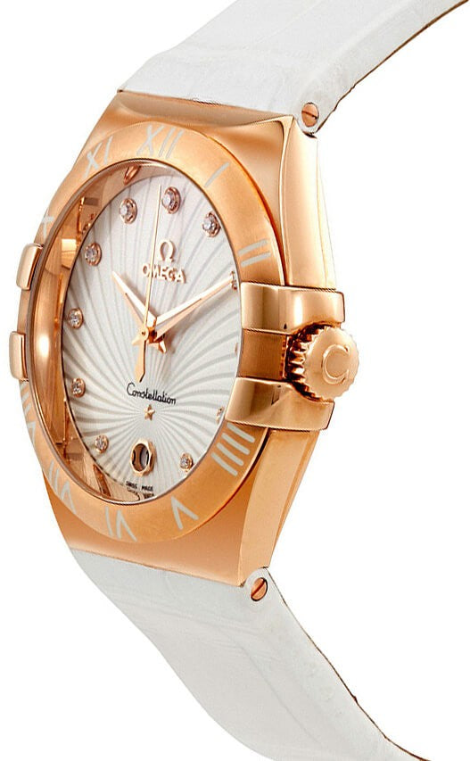 Omega Constellation 35mm Rose Gold Women's Watch 123.53.35.60.52.001