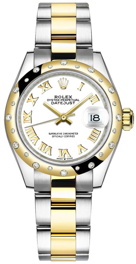 Rolex Datejust 31 White Dial Roman Numerals Women's Watch 278343RBR-0001