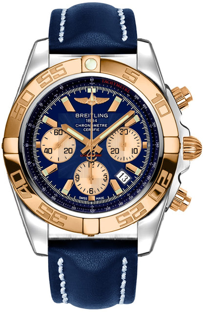 Breitling Chronomat 44 Blue Dial Men's Luxury Watch CB011012/C790-105X