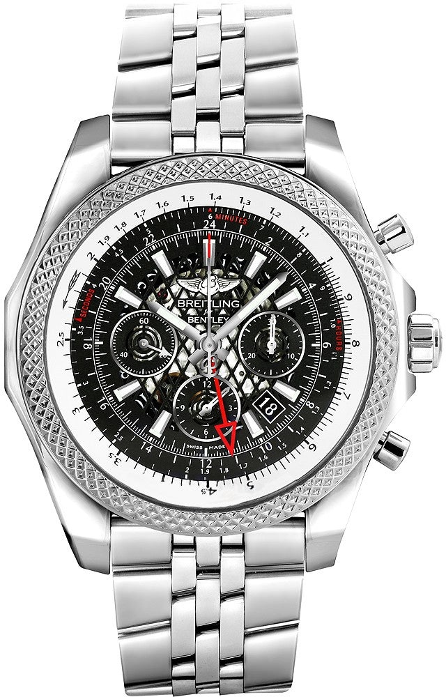 Breitling Bentley GMT Stainless Steel Men's Watch AB043112/BC69-990A