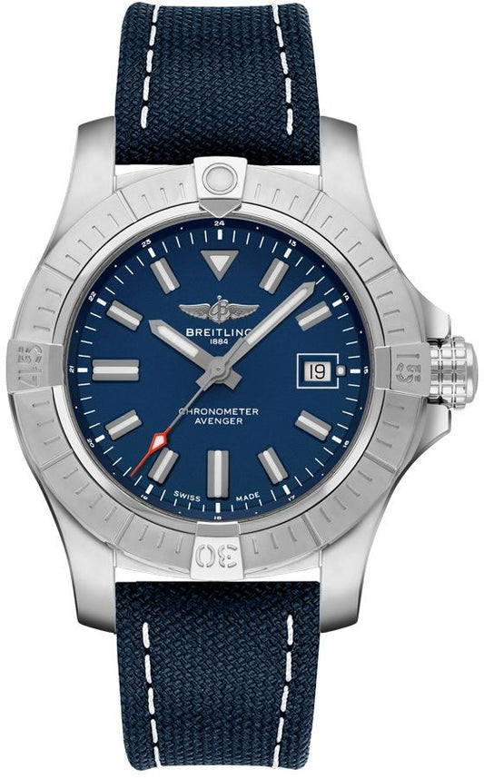 Breitling Avenger Automatic 43 Blue Dial Steel Men's Watch A17318101C1X2