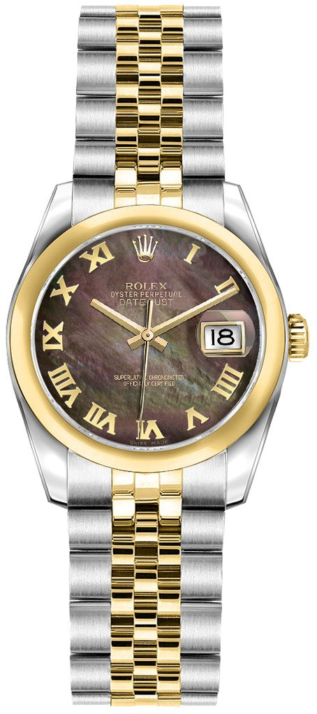 Rolex Lady-Datejust 26 Gold & Steel Luxury Women's Watch 179163