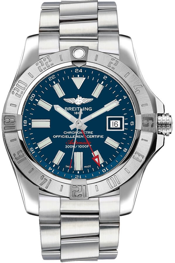 Breitling Avenger II GMT Blue Dial Men's Watch A3239011/C872-173A