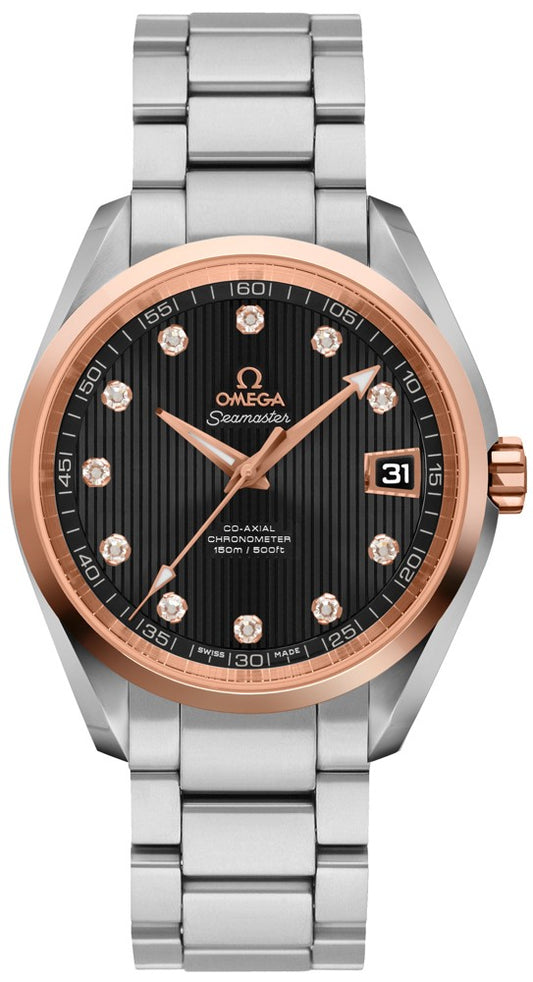 Omega Seamaster Aqua Terra Solid Rose Gold & Stainless Men's Watch 231.20.39.21.51.003