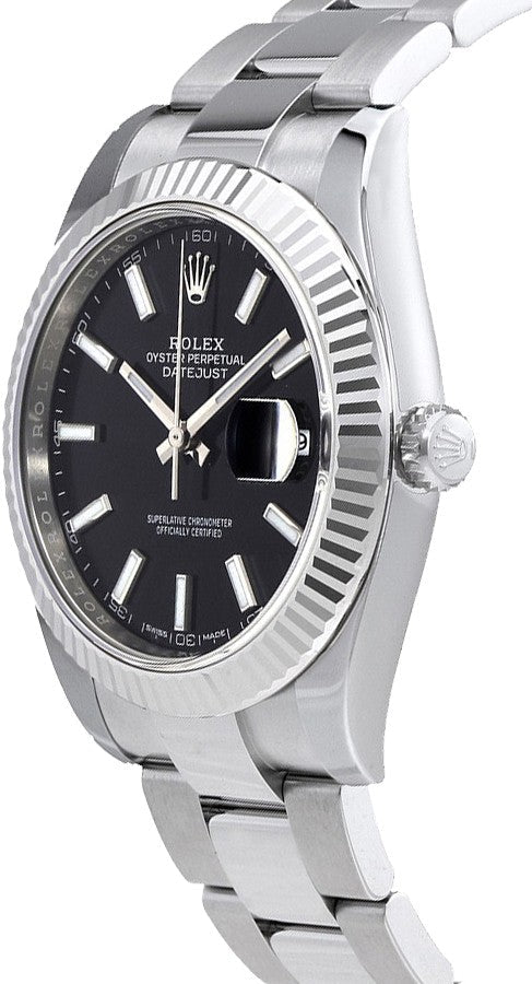 Rolex Datejust 41 Black Dial Oyster Bracelet Men's Watch 126334-0017