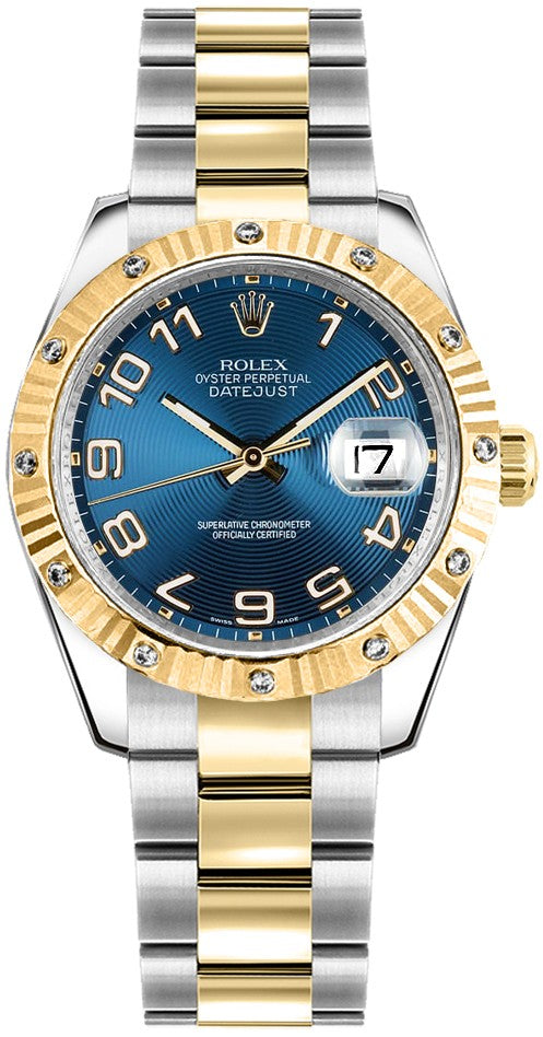 Rolex Datejust 31 Automatic Blue Dial Oyster Bracelet Watch 178313