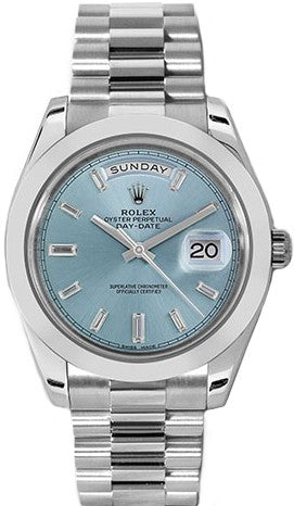 Rolex Day-Date 40 Platinum Watch 228206-0002