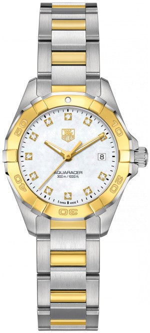 Tag Heuer Aquaracer Diamond Gold & Steel Ladies Watch WAY1451.BD0922