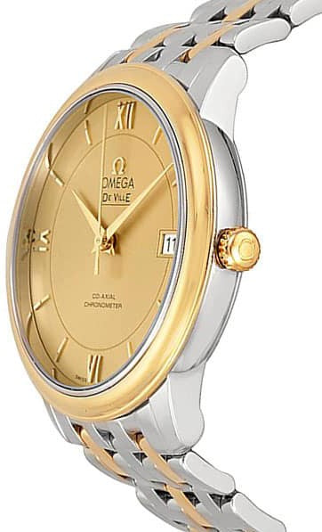 Omega De Ville Prestige Champagne Dial Men's Watch 424.20.37.20.08.001